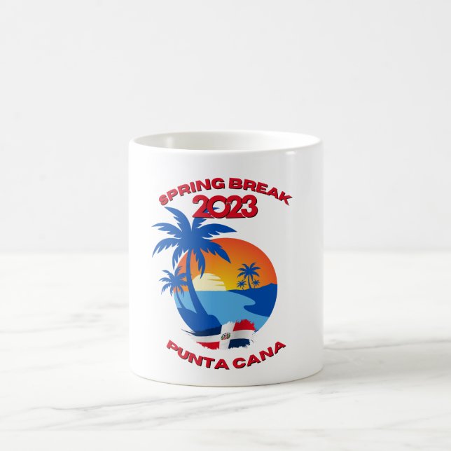 Frühjahrspause Punta Cana 2023 Tasse (Mittel)