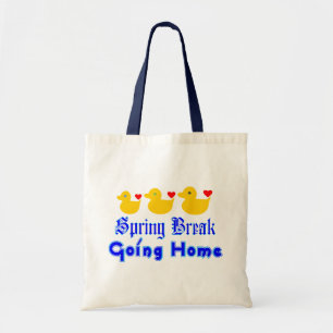 ♫ ♥ Frühjahrspause Zuhause Ducks Budget Tote Bag C Tragetasche