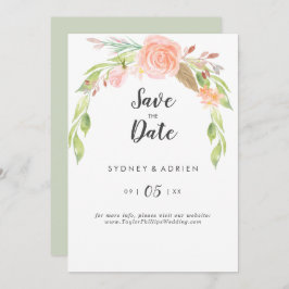 Frühjahrspferd-Hochzeit rettet das Datum Save The Date