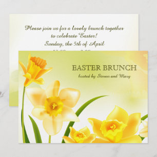 Frühjahrspodien Custom Oaster Brunch Einladung