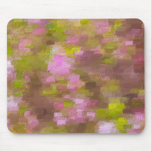 Frühjahrssaison Pinks Abstrakt Mousepad