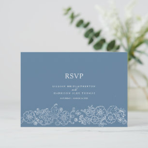 Frühjahrsschmetterling Hochzeitsmahlzeit Option Mi RSVP Karte