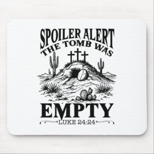Frühjahrstag Religiöses Christliches Spoilerwarngr Mousepad