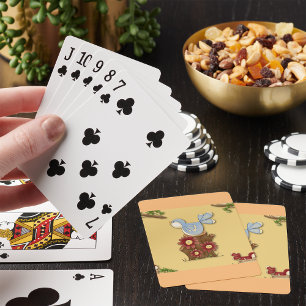 Frühjahrsvögel Spielkarten
