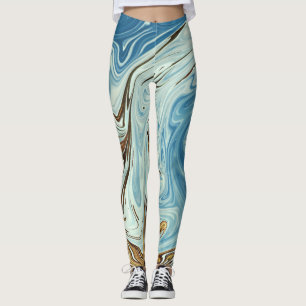 Frühjahrswellen   Bestes farbiges Bild Leggings