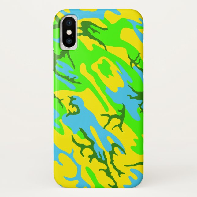 Frühjahrswiese-Camouflage Case-Mate iPhone Hülle (Rückseite)