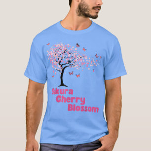 Frühjahrszeit Blume Sakura Kirschblüten Baum Fe T-Shirt