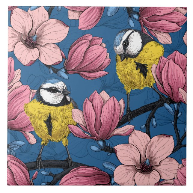 Frühjahrszeit Fliese (Vorderseite)