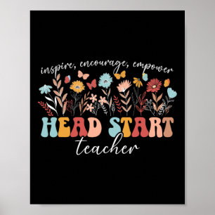 Frühlehrer Anerkennung Head Start T Poster