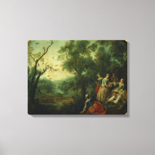 Frühling, 1738 (Öl auf Leinwand) Leinwanddruck
