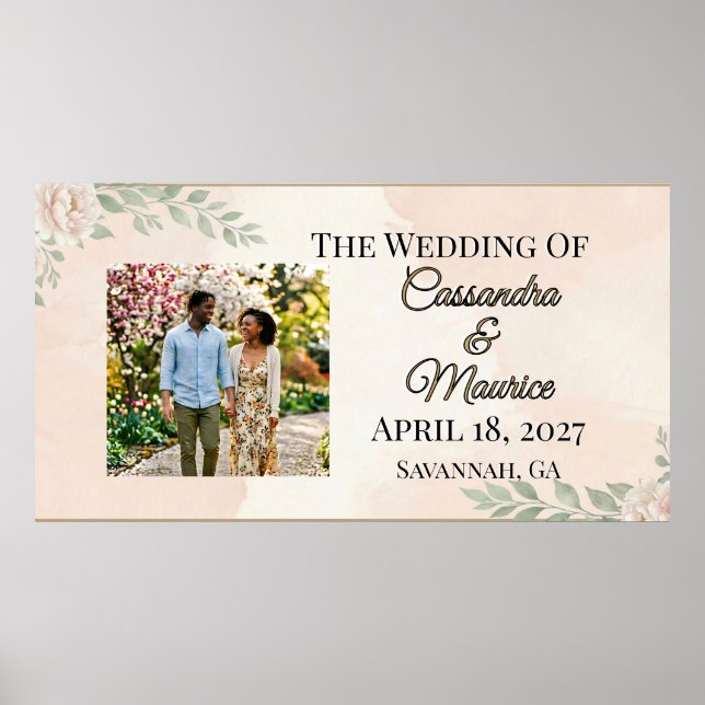 🌸 FRÜHLING — “Ätherischer Garten” Poster (Vorne)