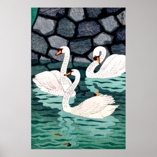 Frühling auf dem Moat Kasamatsu Shiro 1957 Poster