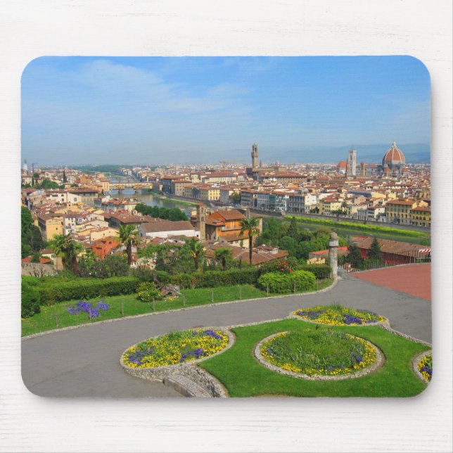 Frühling blüht in Florenz Mousepad (Vorne)