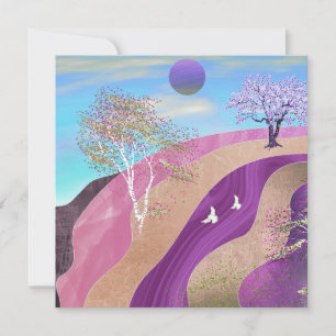 Frühling blüht Landschaft