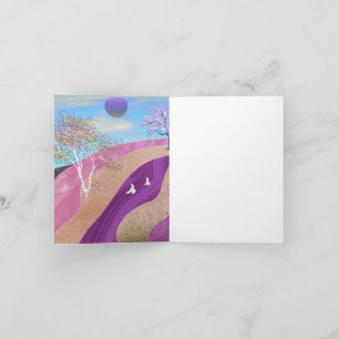 Frühling blüht Landschaft