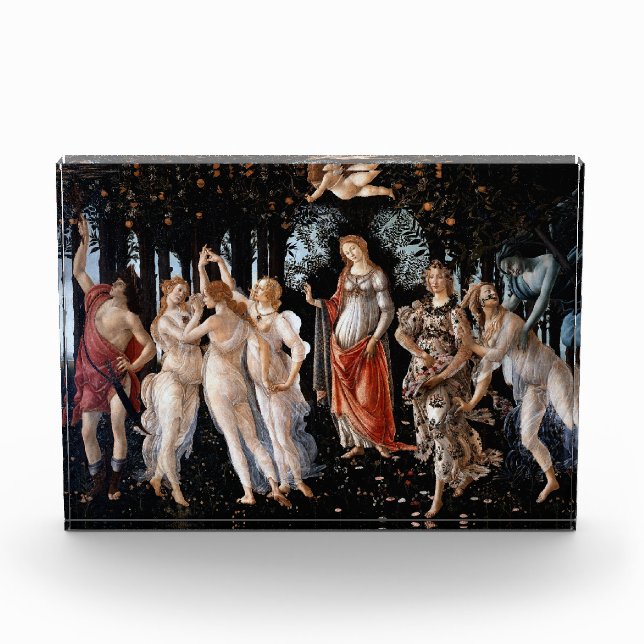 Frühling Botticelli Fotoblock (Vorderseite)