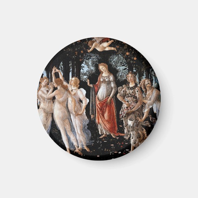 Frühling Botticelli Magnet (Vorne)