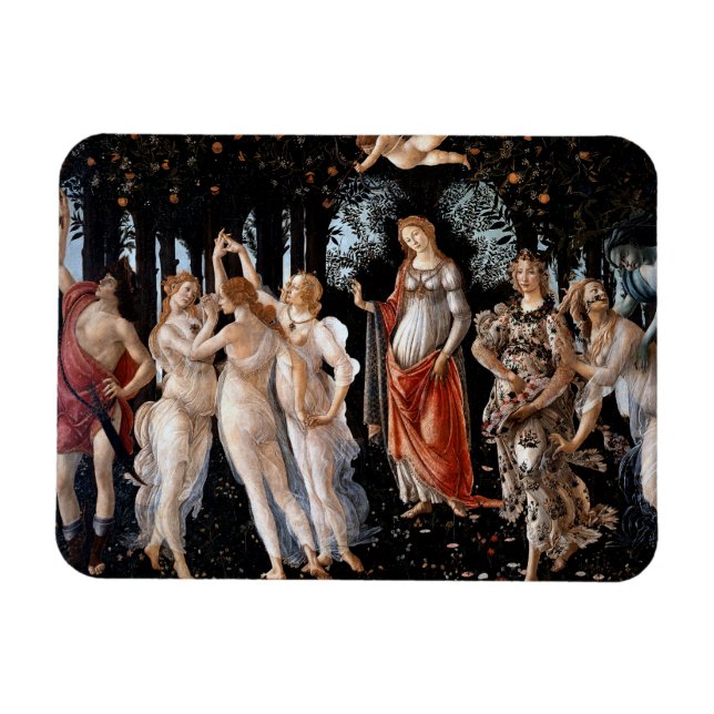 Frühling Botticelli Magnet (Horizontal)
