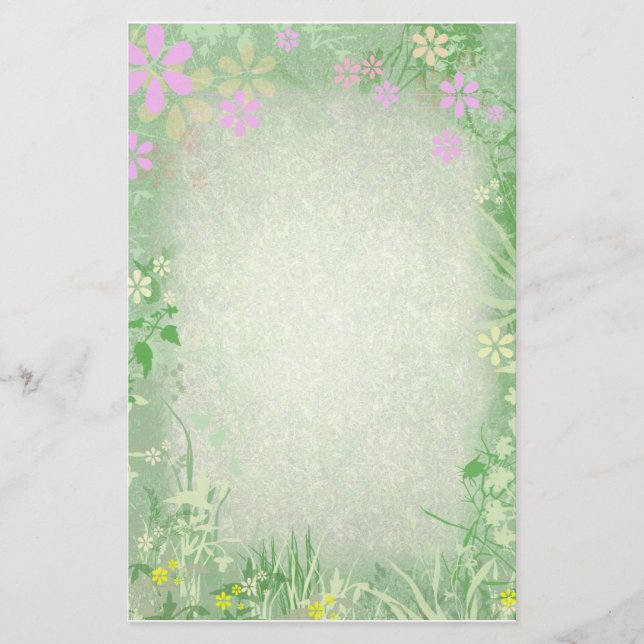 Frühling Briefpapier (Vorderseite)