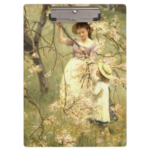Frühling, c.1880 klemmbrett