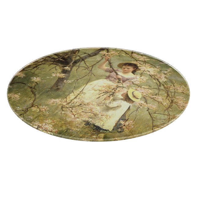 Frühling, c.1880 schneidebrett (Ecke)