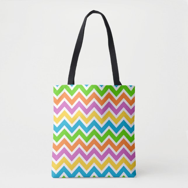 Frühling Chevron-Tasche (Vorderseite)