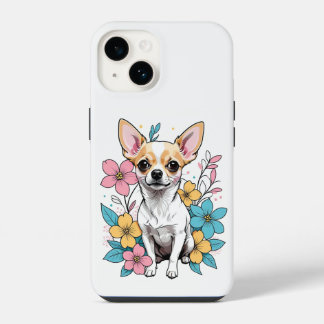 Frühling Chihuahua iPhone 14 Hülle
