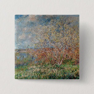 Frühling Claude Monets   Button