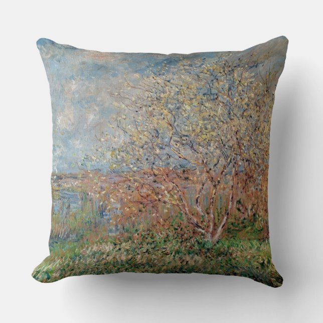 Frühling Claude Monets | Kissen (Vorderseite)