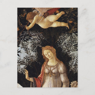 Frühling, Cupido und Venus von Sandro Botticelli Postkarte