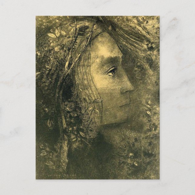 Frühling durch Odilon Redon Postkarte (Vorderseite)