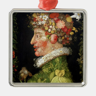 Frühling, eine Reihe, welche die vier Jahreszeiten Ornament Aus Metall