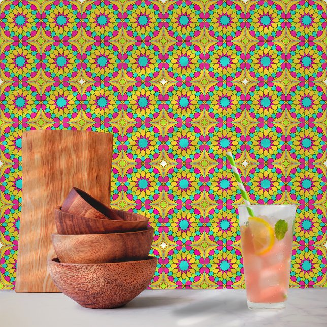 Frühling Fling marokkanisches Mosaikmuster Fliese (Von Creator hochgeladen)