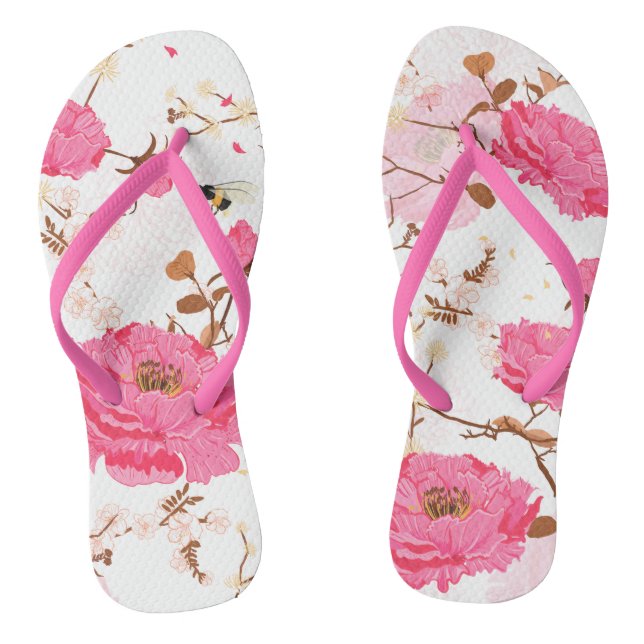 Frühling Flip Flops (Fußbett)