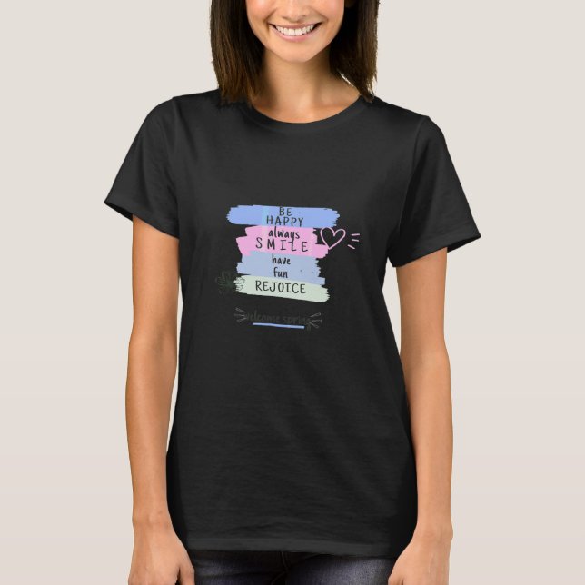 Frühling fröhlich T-Shirt (Vorderseite)