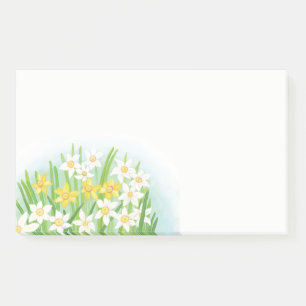 Frühling Gelb- und Weißgeruch Post-it Klebezettel