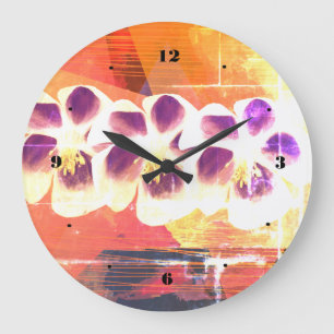 Frühling Geometrie Abstrakte Kunst Uhr