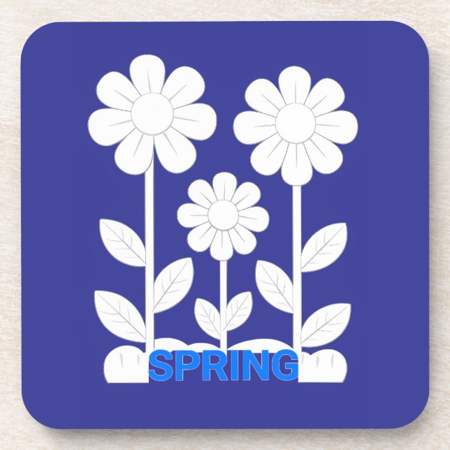 Frühling  getränkeuntersetzer (Vorderseite)
