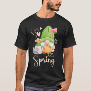 Frühling, Gnome mit Blume, Pflege der Blume, Flori T-Shirt
