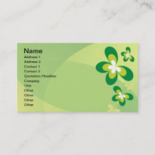 Frühling hat die Business Card Visitenkarte