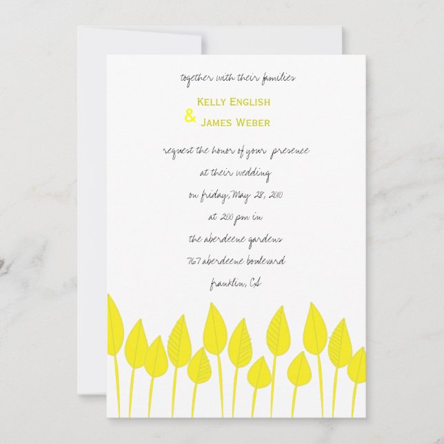 Frühling hat Einladung (Vorderseite)