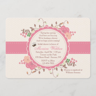 Frühling hat entsprungene Einladung