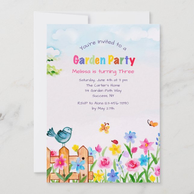 Frühling hat Frühling Einladung (Vorderseite)