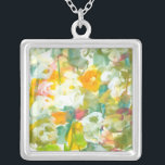 Frühling hat Frühling II Versilberte Kette<br><div class="desc">floral</div>