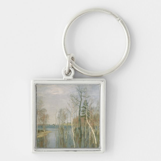 Frühling, Hochwasser, 1897 Schlüsselanhänger (Vorne)
