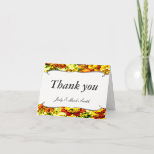 Frühling Hochzeit Danksagungskarte Dankeskarte