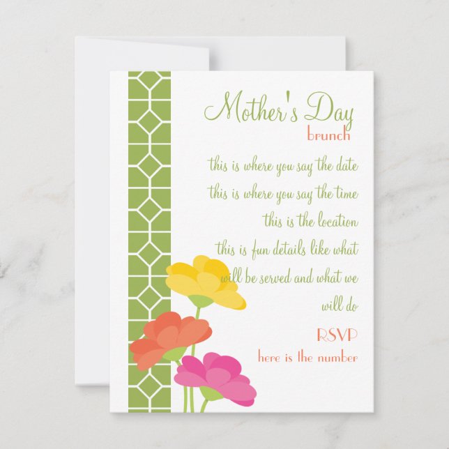 Frühling im Blut Einladung (Vorderseite)