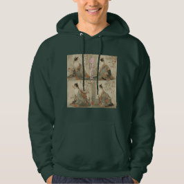 "Frühling im Morgengrauen" Japanische Katze im Kim Hoodie