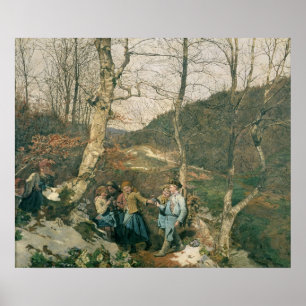 Frühling im Wiener Wald Poster