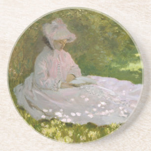 Frühling, impressionistisches Porträt, Claude Mone Getränkeuntersetzer